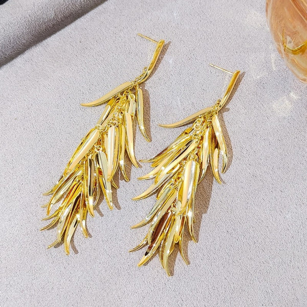 Wheat long earrings