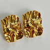 Anti tarnish rectangular shape earrings