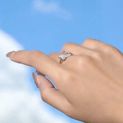 Butterfly Crystal Ring