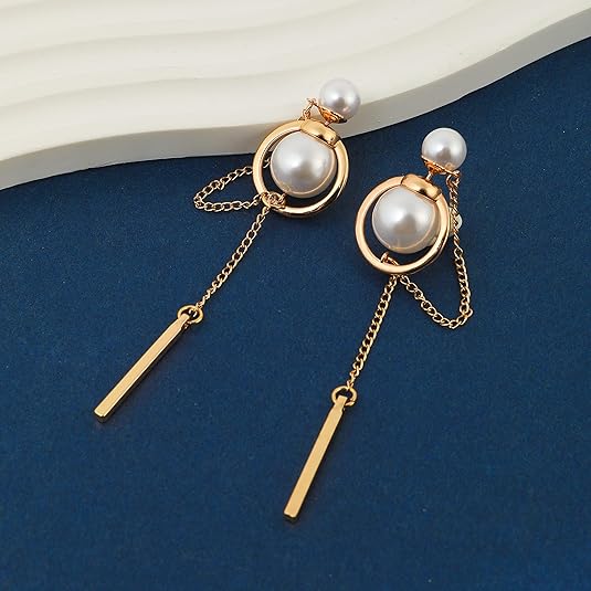 Chained by pearls earring