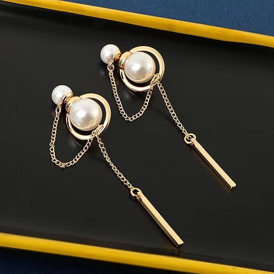 Chained by pearls earring