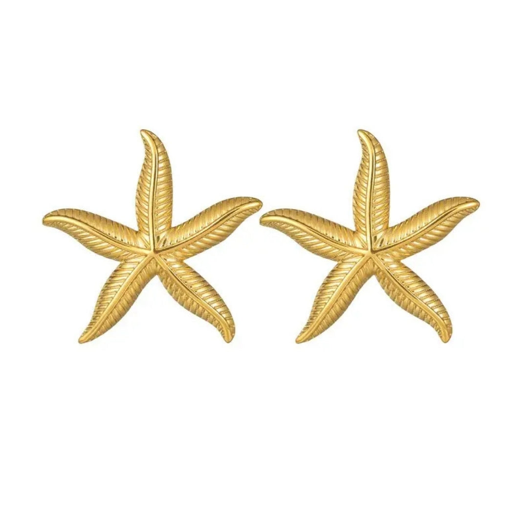 Anti Tarnish Star Fish Shaped Earring