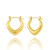 Anti tarnish Gold Hollow Hoop Earrings