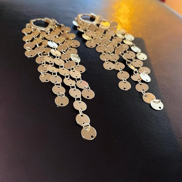 Golden long Chain Earring
