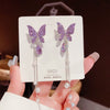 Pack Of 3 Purple Earrings