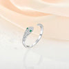 Silver Open-Ended Snake Ring