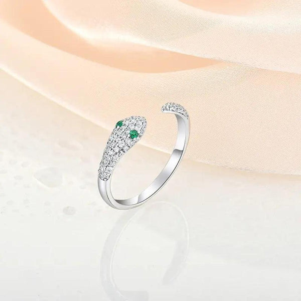 Silver Open-Ended Snake Ring