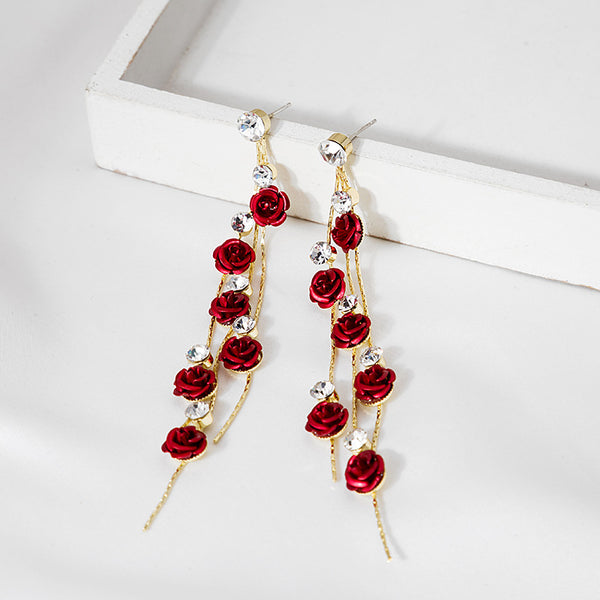 Pack Of 3 Flower Heart Earring
