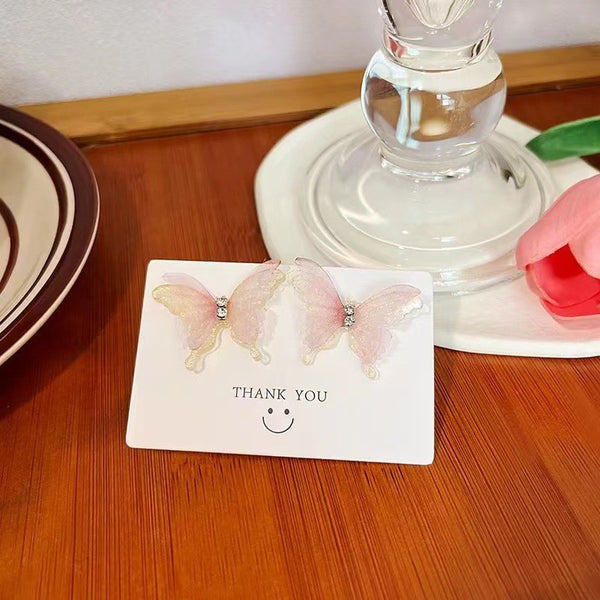 Pack Of 2 Butterfly & Bow Earring