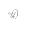 Butterfly Silver Nose piercing