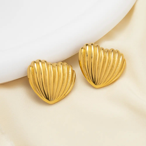 Anti Tarnish Cute Heart Earring