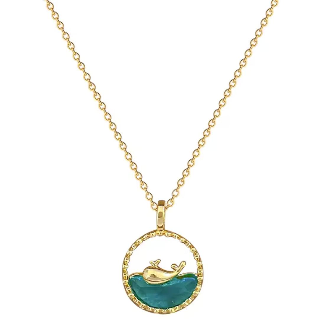 Sea Whale Animal Pendant Necklace