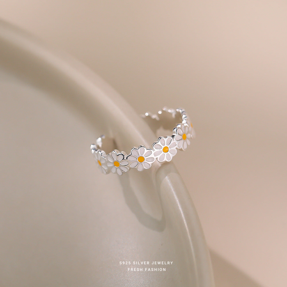 Cute Daisy Sun Flower Ring
