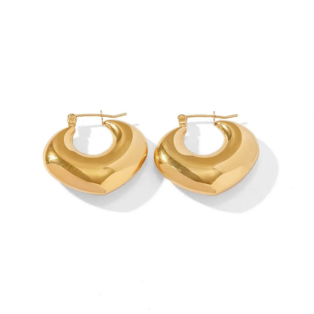 Anti Tarnish Chic Hoop Earring