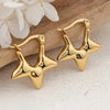 Anti tarnish gold plated hoop earrings