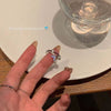 Blue Fishtail Ring