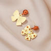Little Bow Peach Drop earring