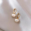 Heart Pearl Earring