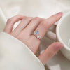 Blue Fishtail Ring