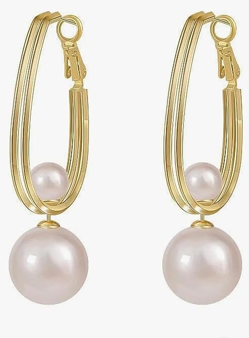 Pearls Ball Drop Earring