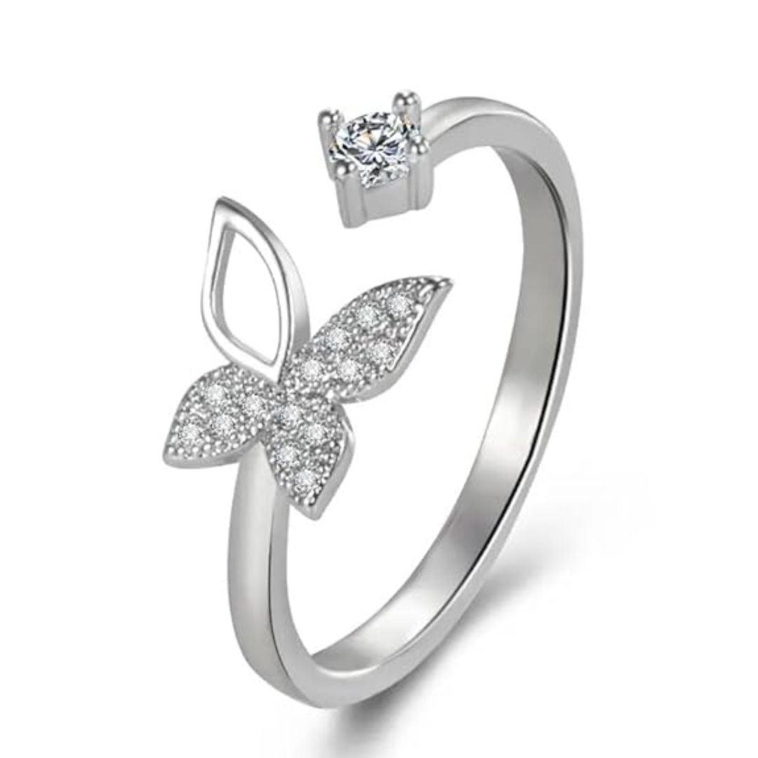 Butterfly Crystal Ring