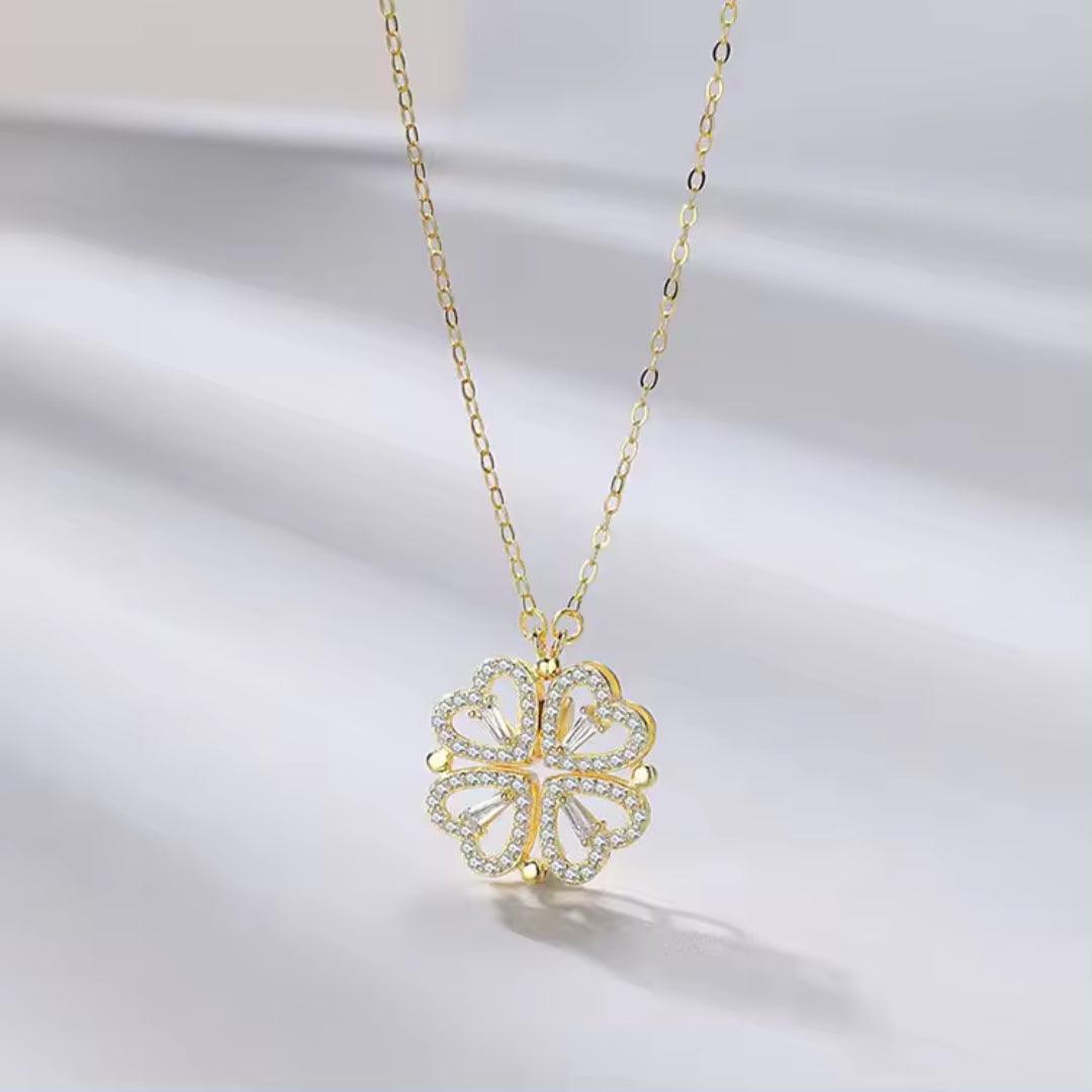 Heart-to-Clover Transforming Necklace