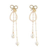 Pearl Bow Earring