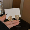 Anti tarnish gold plated earrings