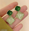 Green Stone Earring