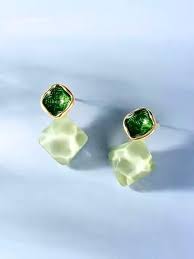Green Stone Earring