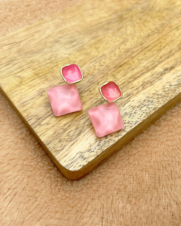 Pink Suqer Earring