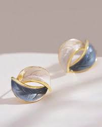 Dual Leaf Stud Earring