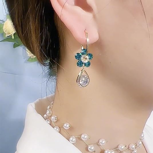 Blue Shine Earring