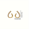 Elegant Gold Teardrop Earrings