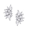White Crystal Earring