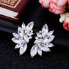 White Crystal Earring