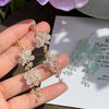 Elegant Floral Dangle Earrings