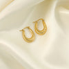 Anti tarnish new hoop earrings