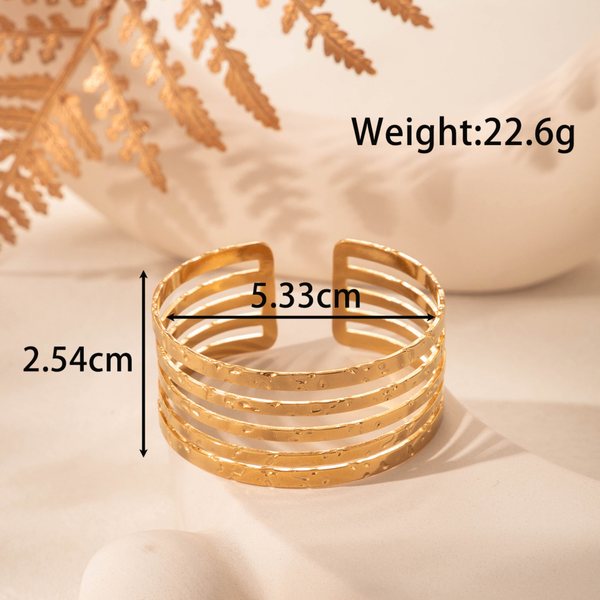 Golden Layers Bracelet