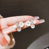 White Flower & Monalisa Pearl Earrings