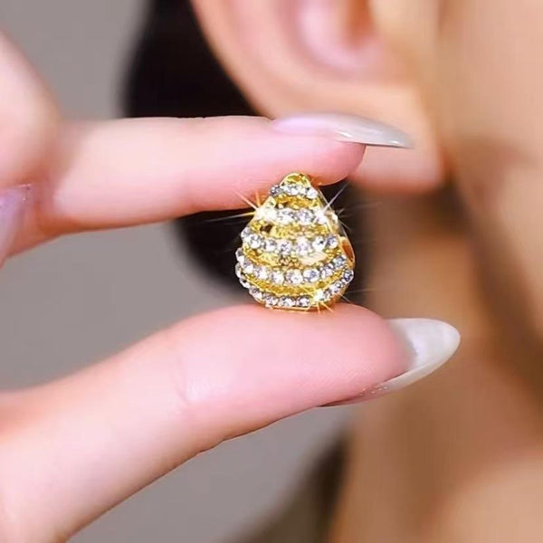 Red Double-sided Earring