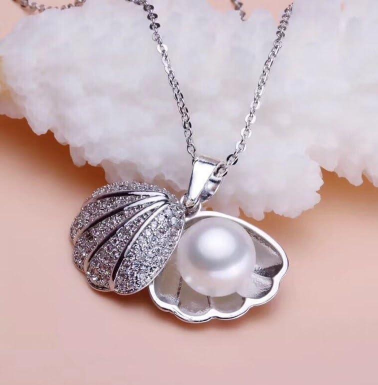 Seashell and Pearl Necklace