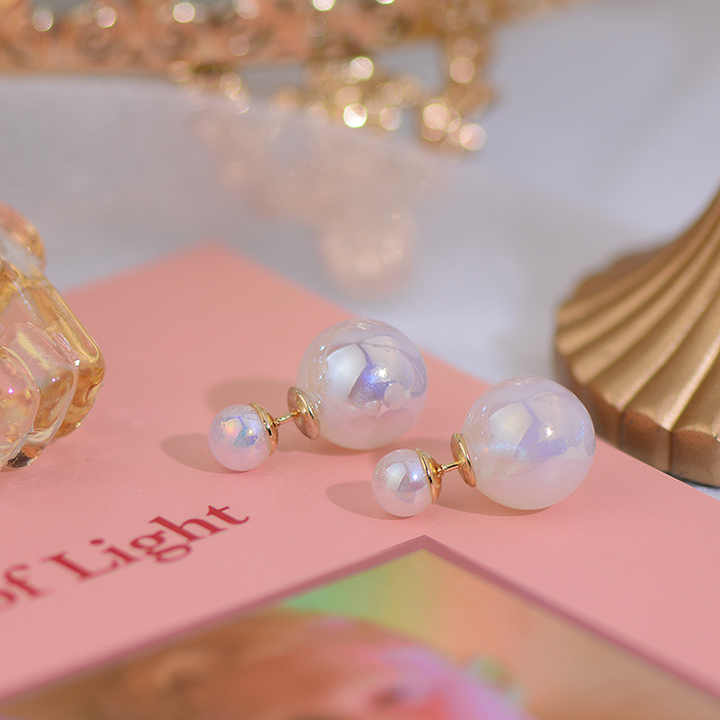 Pearl Ball Earring