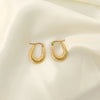 Anti tarnish new hoop earrings