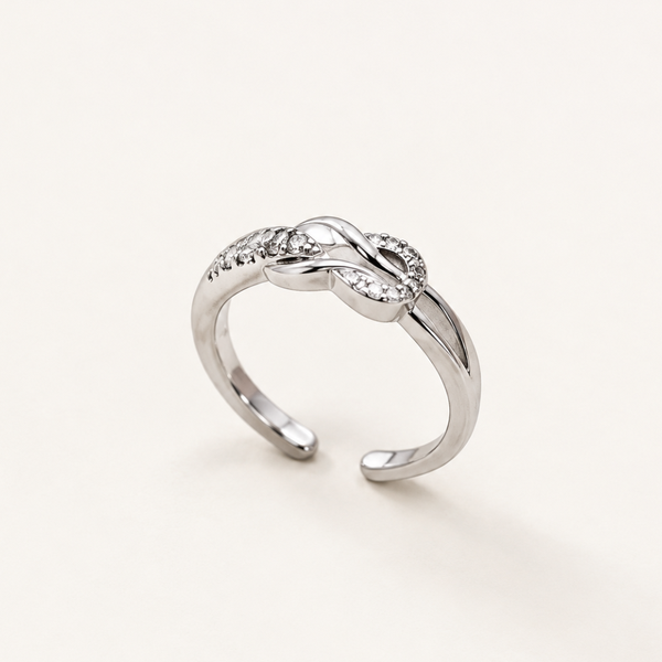 Infinity Twist Adjustable Ring