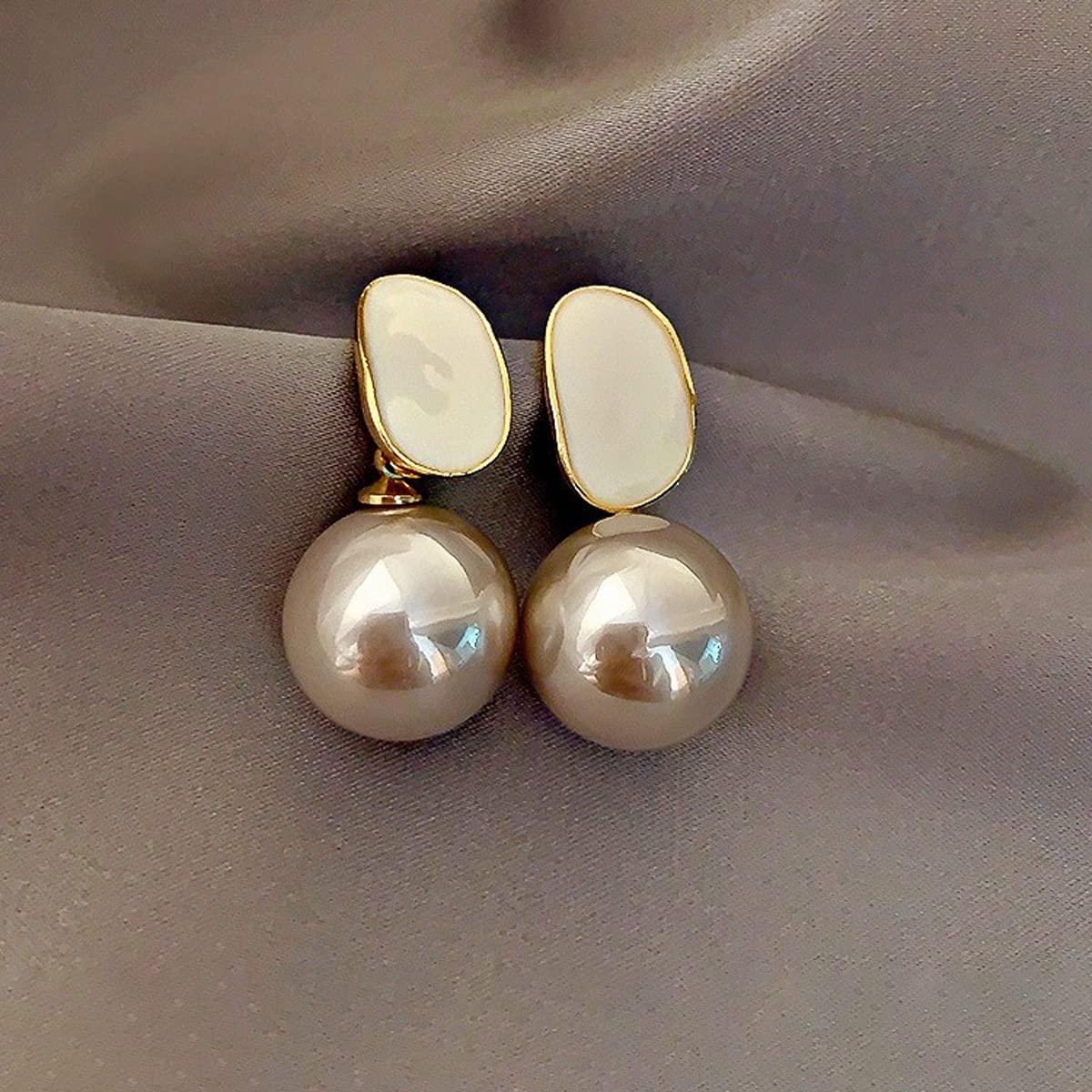 Elegant Pearl Drop Earrings