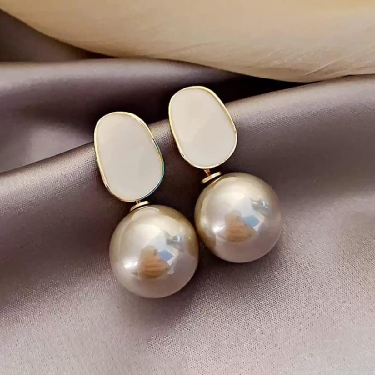 Elegant Pearl Drop Earrings