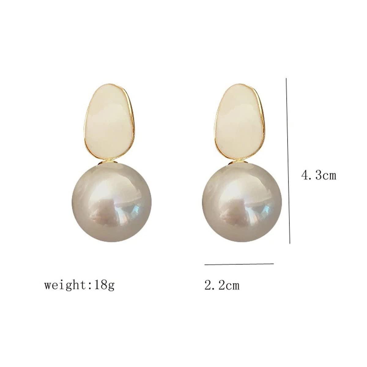 Elegant Pearl Drop Earrings