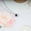 Black Silver Chain Necklace