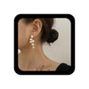 Long Pearl Drop Earring